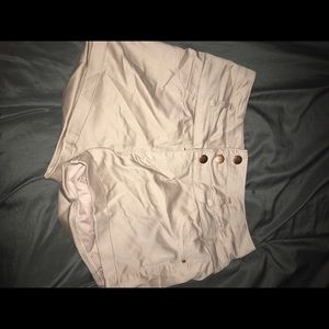 Blush high waisted shorts